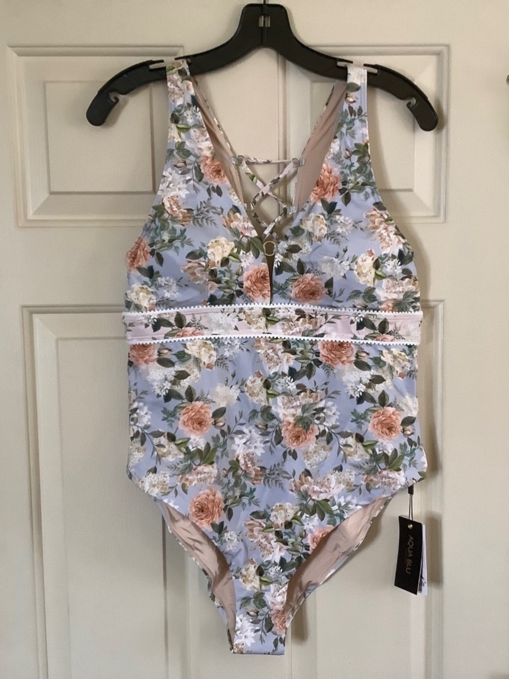 AQUA BLU AUSTRALIA Eve Vervain One-Piece Swimsuit Multi SZ 16